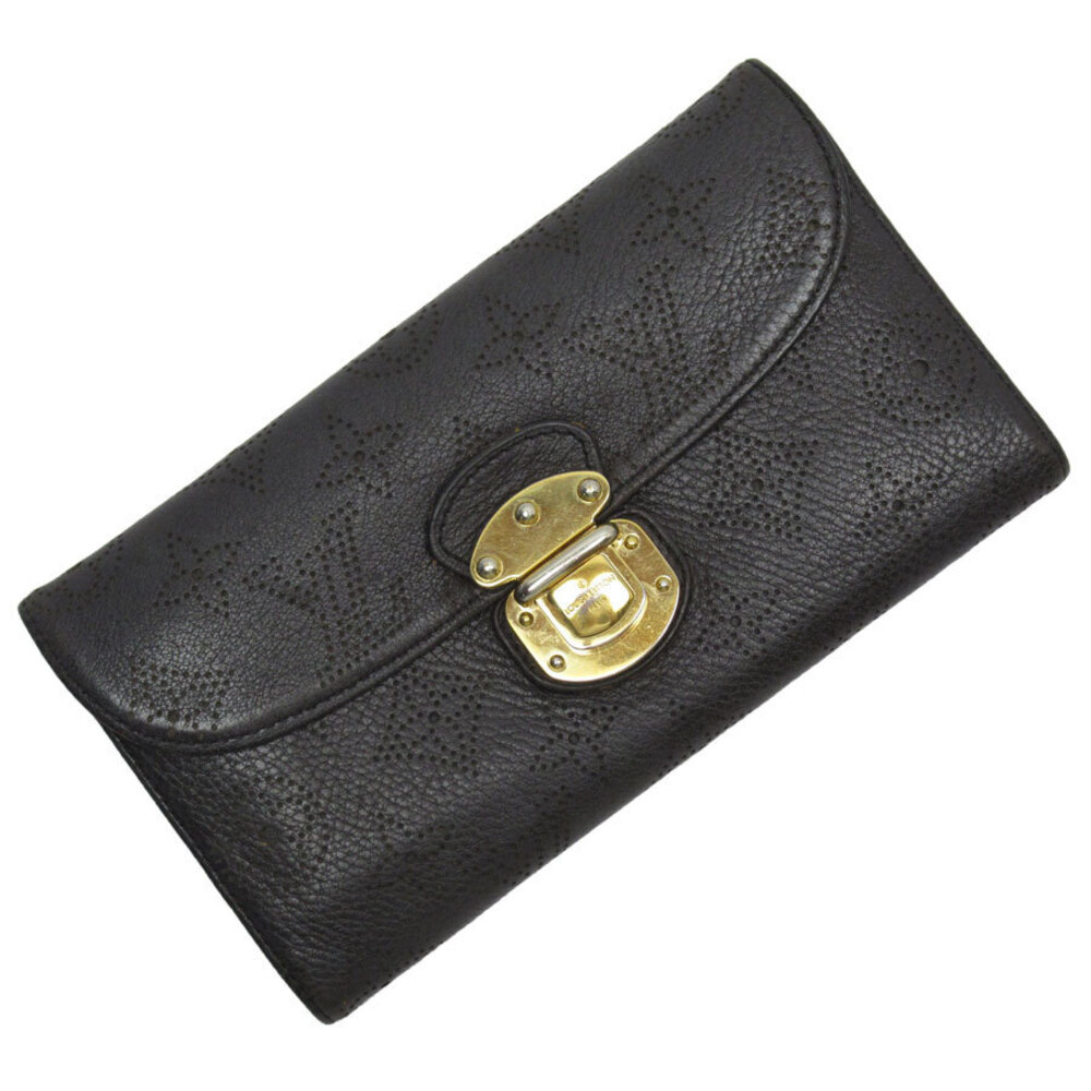 Louis Vuitton Mahina Portefeuille Wallet Amelia long brown